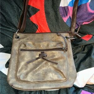 Style & Co Brown Crossbody Bag with Front Pocket